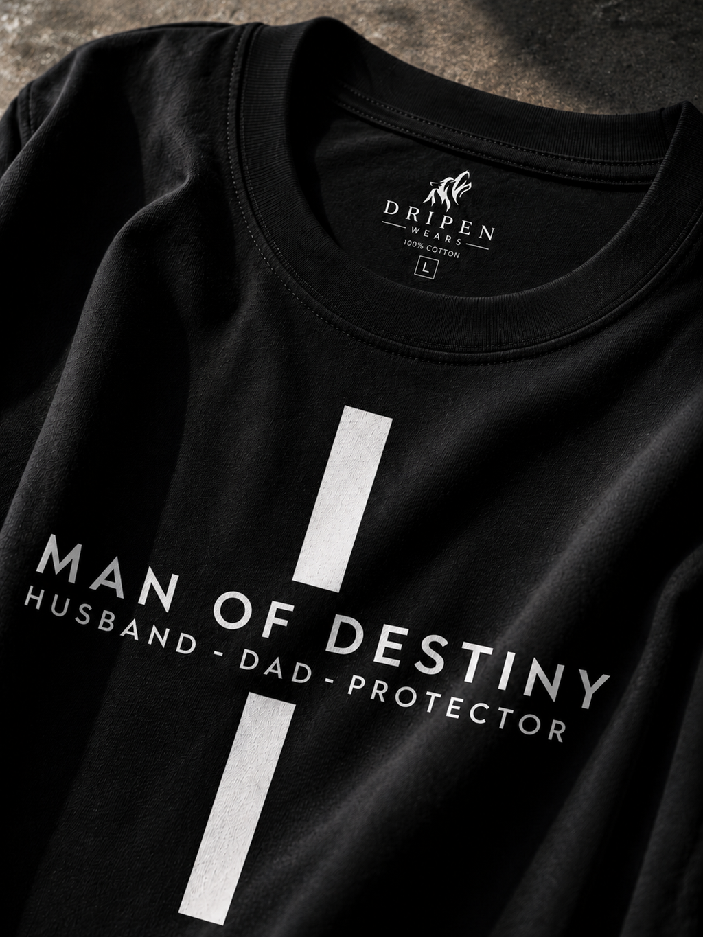 Man Of Destiny | Oversized Drop Shoulder T-Shirt | Dripen Wears