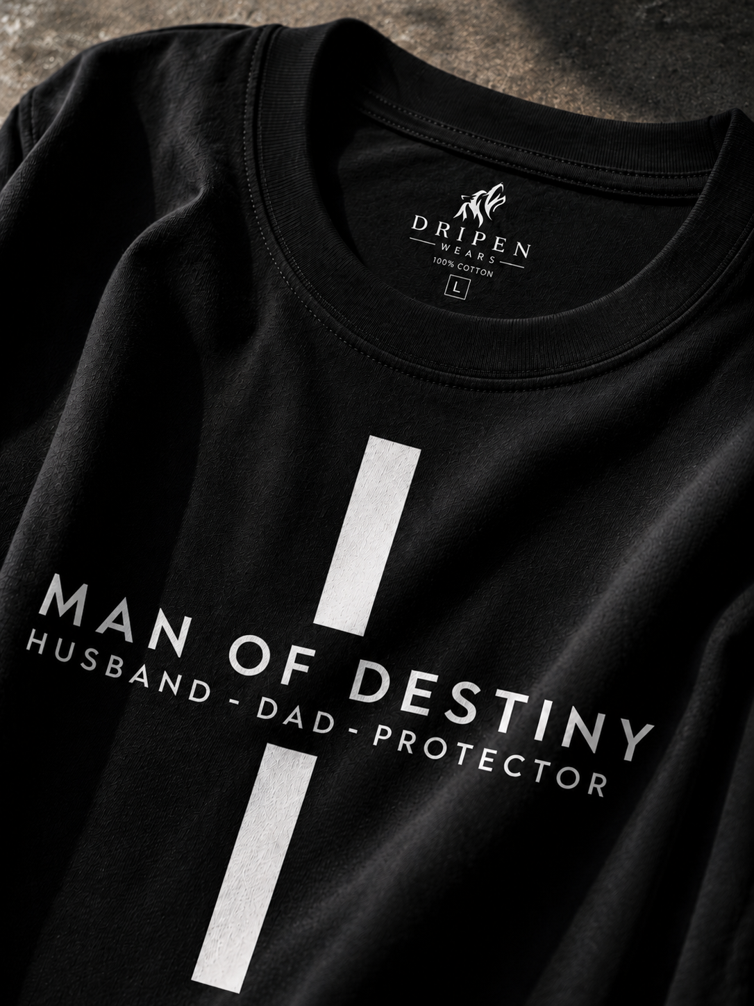 Man Of Destiny | Oversized Drop Shoulder T-Shirt | Dripen Wears