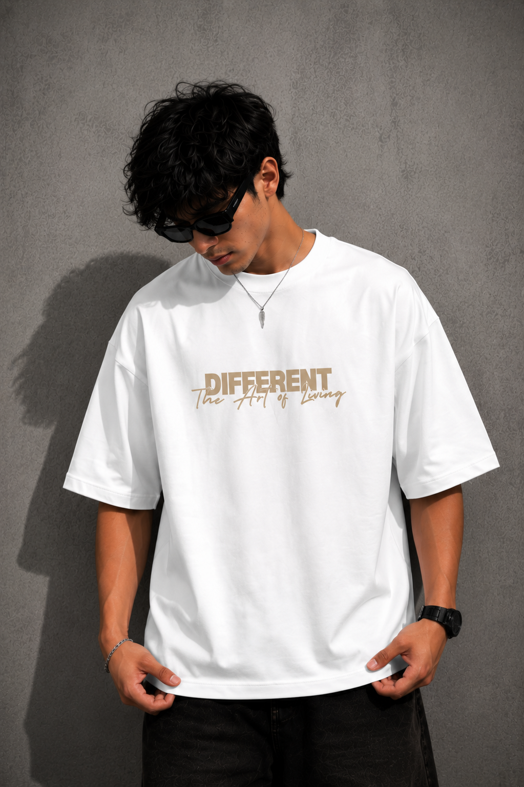 DIFFERENT | Oversized Drop Shoulder T-Shirt | Dripen Wears