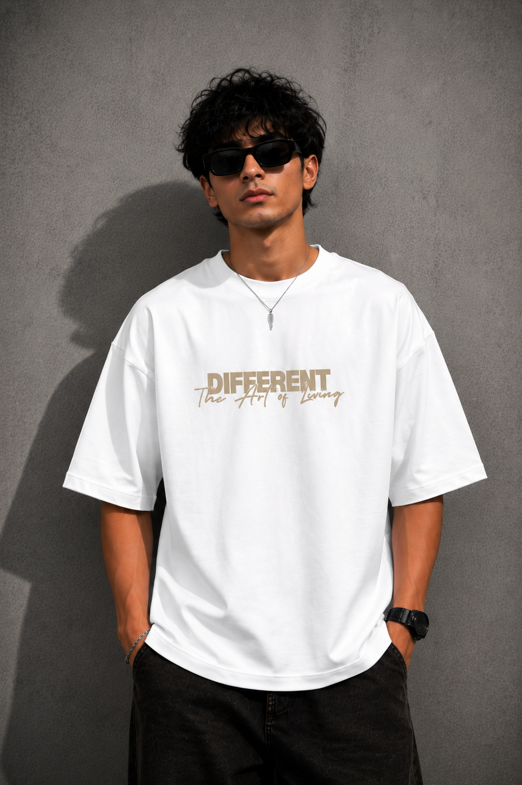 DIFFERENT | Oversized Drop Shoulder T-Shirt | Dripen Wears