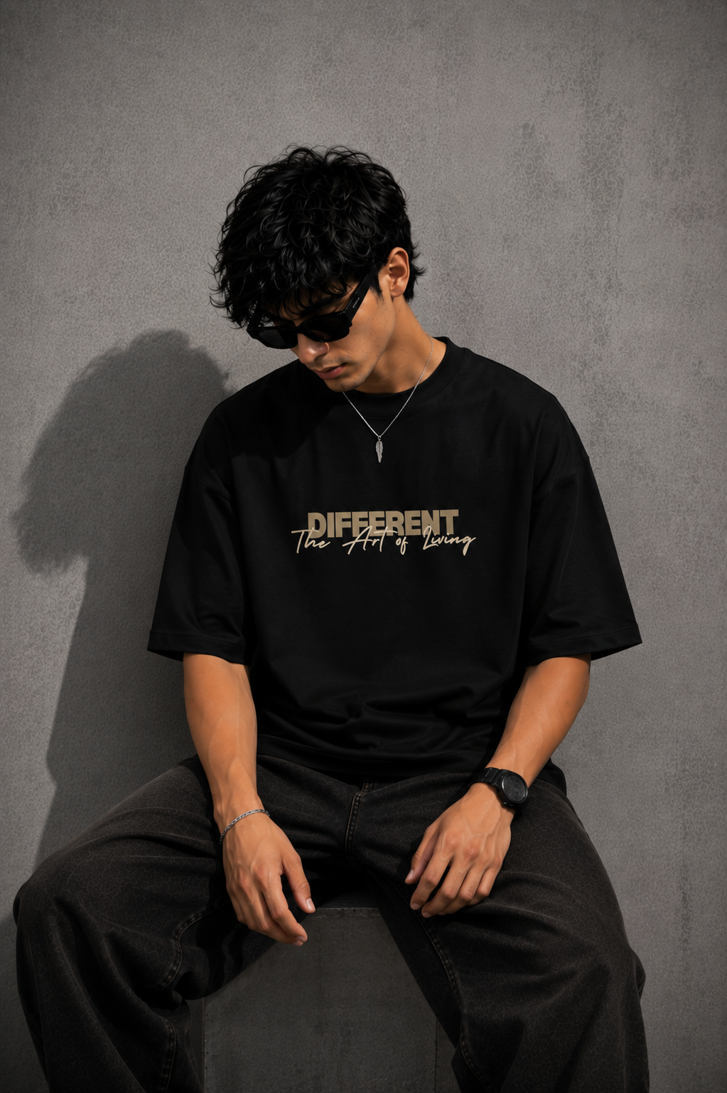 DIFFERENT | Oversized Drop Shoulder T-Shirt | Dripen Wears
