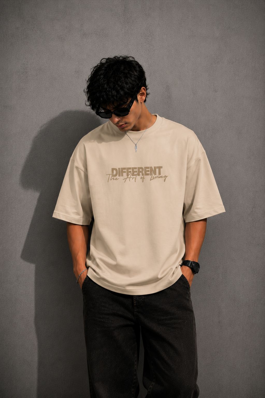 DIFFERENT | Oversized Drop Shoulder T-Shirt | Dripen Wears