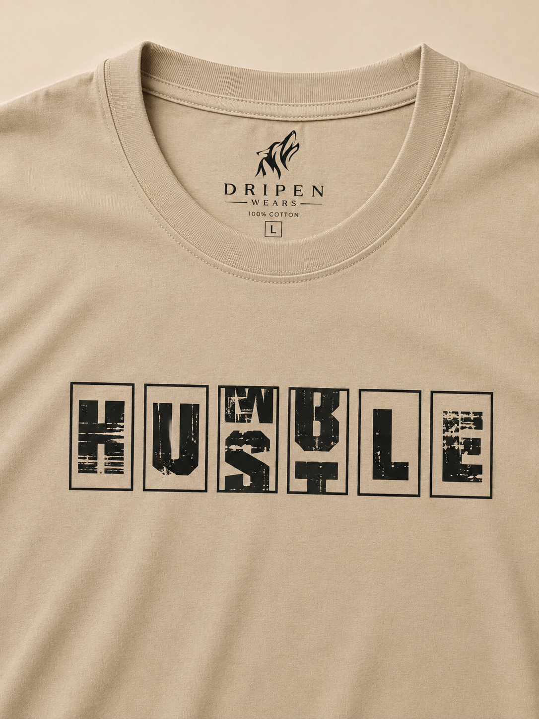 Hustle | Oversized Drop Shoulder T-Shirt | Dripen Wears