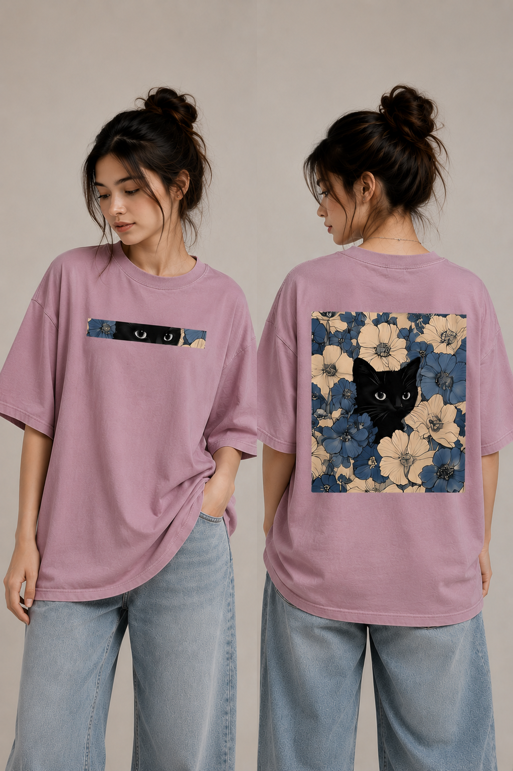 Secret Eyes | Oversized Drop Shoulder T-Shirt | Dripen Wears