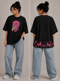 Butterfly Heist | Oversized Drop Shoulder T-Shirt | Dripen Wears