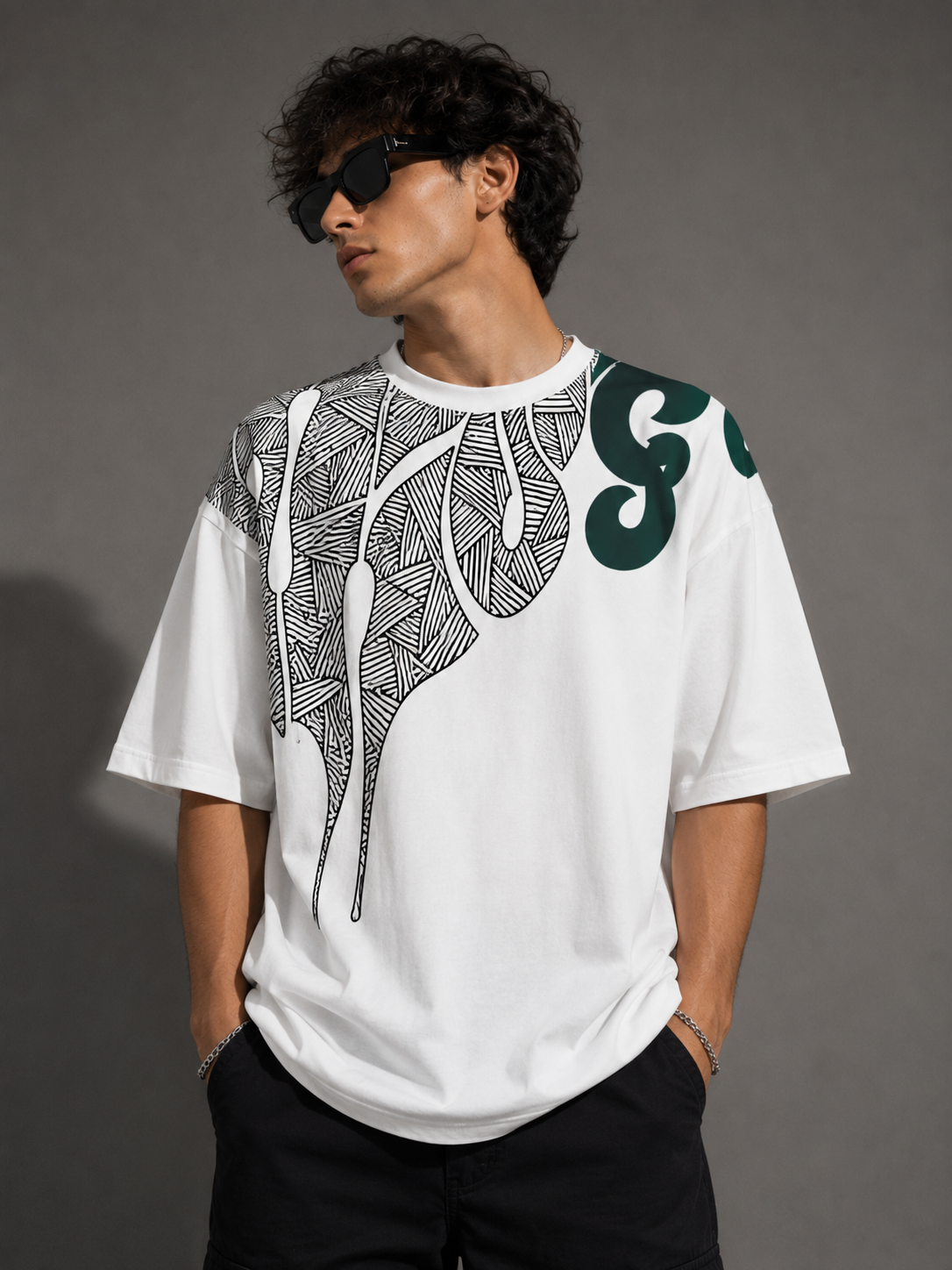 Shadow Drip | Oversized Drop Shoulder T-Shirt | Dripen Wears