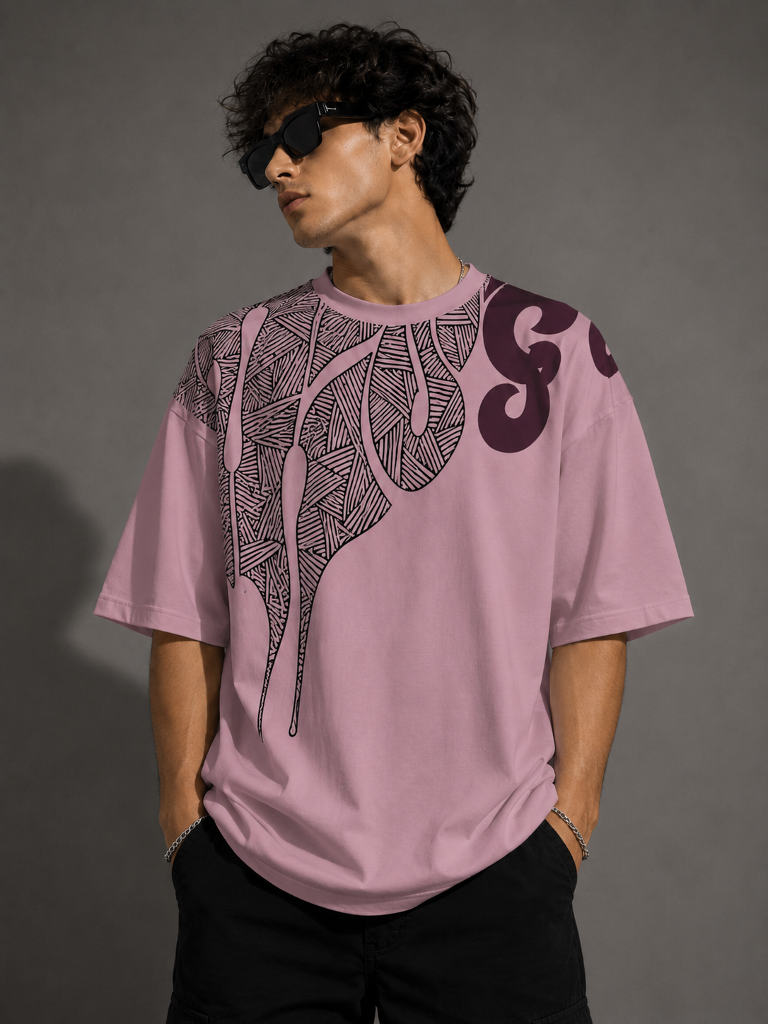 Shadow Drip | Oversized Drop Shoulder T-Shirt | Dripen Wears
