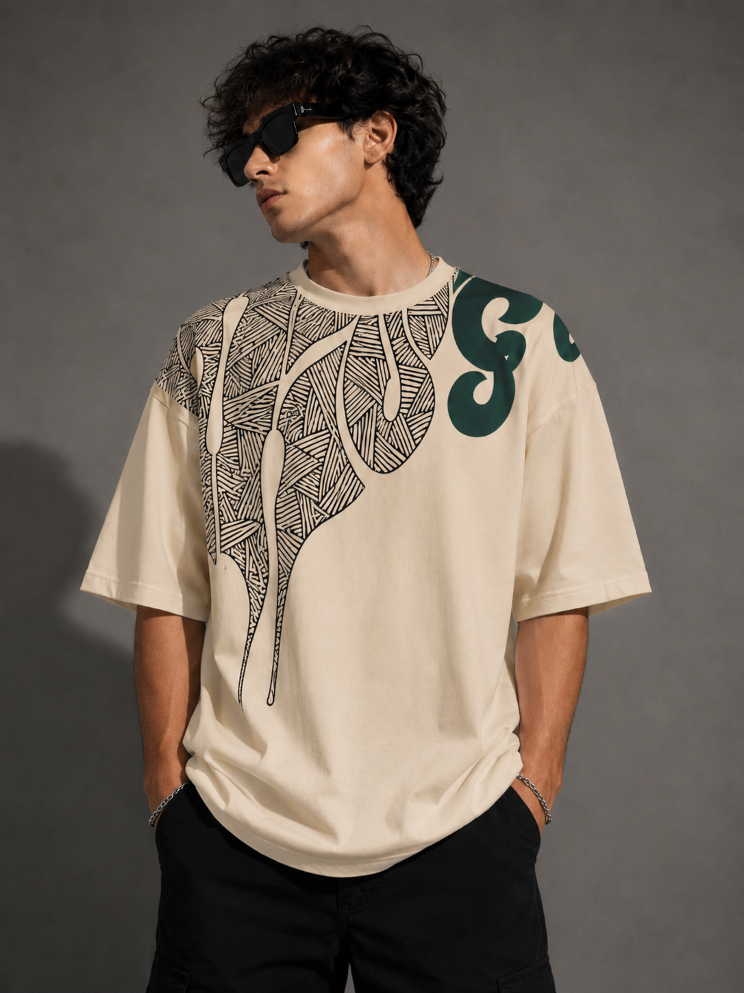 Shadow Drip | Oversized Drop Shoulder T-Shirt | Dripen Wears