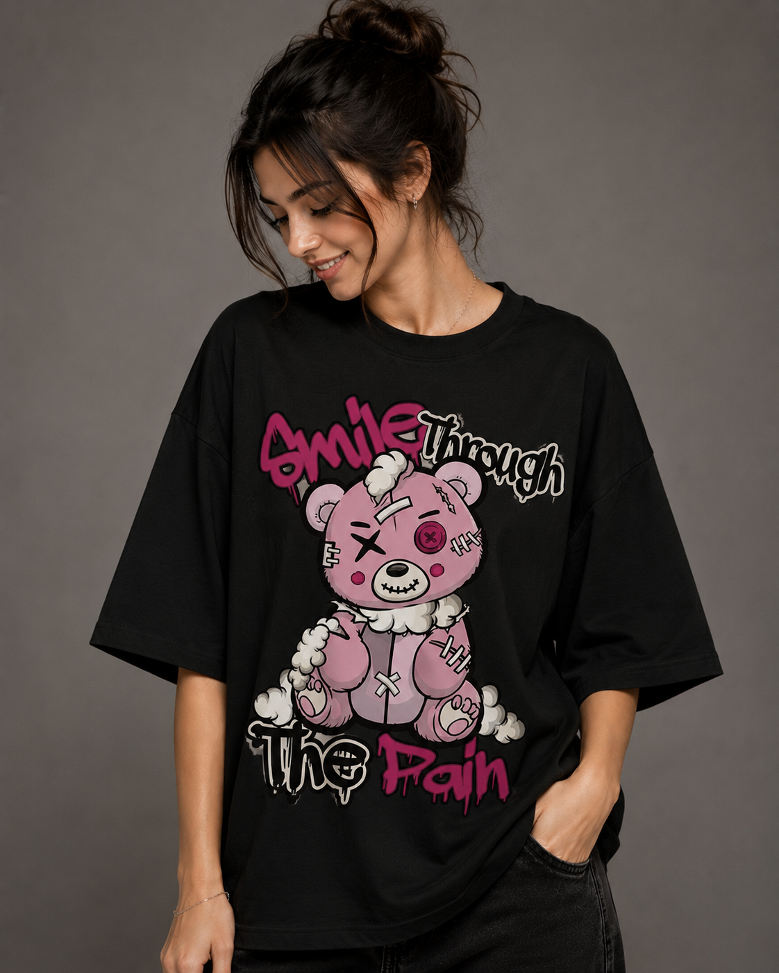 Soft Chaos | Oversized Drop Shoulder T-Shirt | Dripen Wears