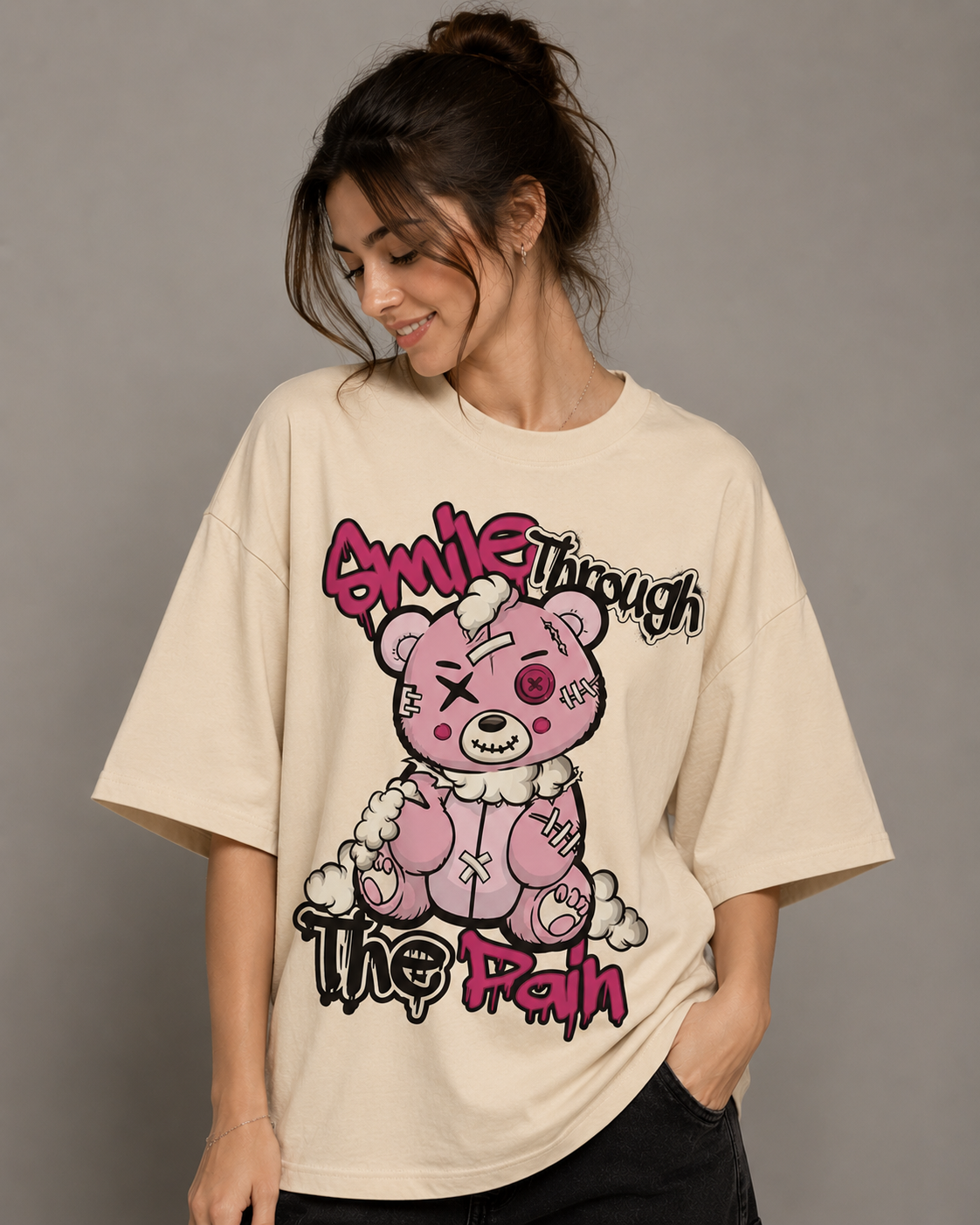 Soft Chaos | Oversized Drop Shoulder T-Shirt | Dripen Wears