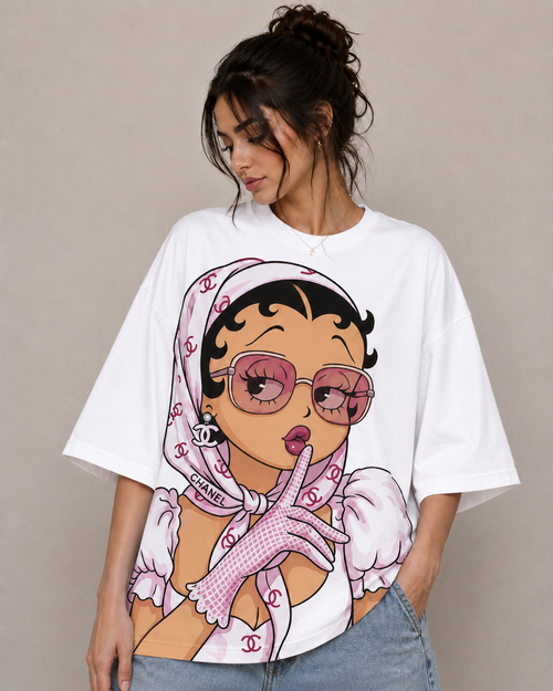 Whisper | Oversized Drop Shoulder T-Shirt | Dripen Wears