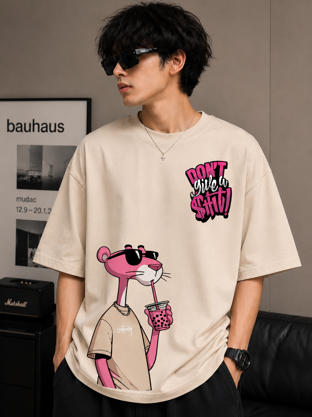 Zero Care | Oversized Drop Shoulder T-Shirt | Dripen Wears