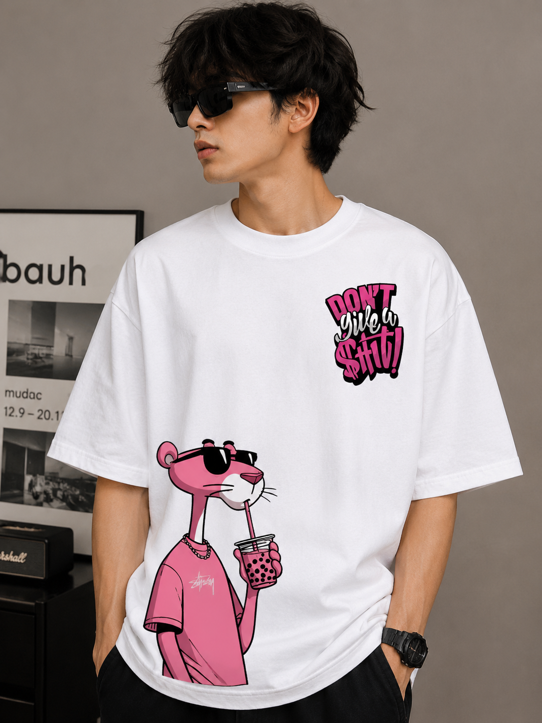 Zero Care | Oversized Drop Shoulder T-Shirt | Dripen Wears