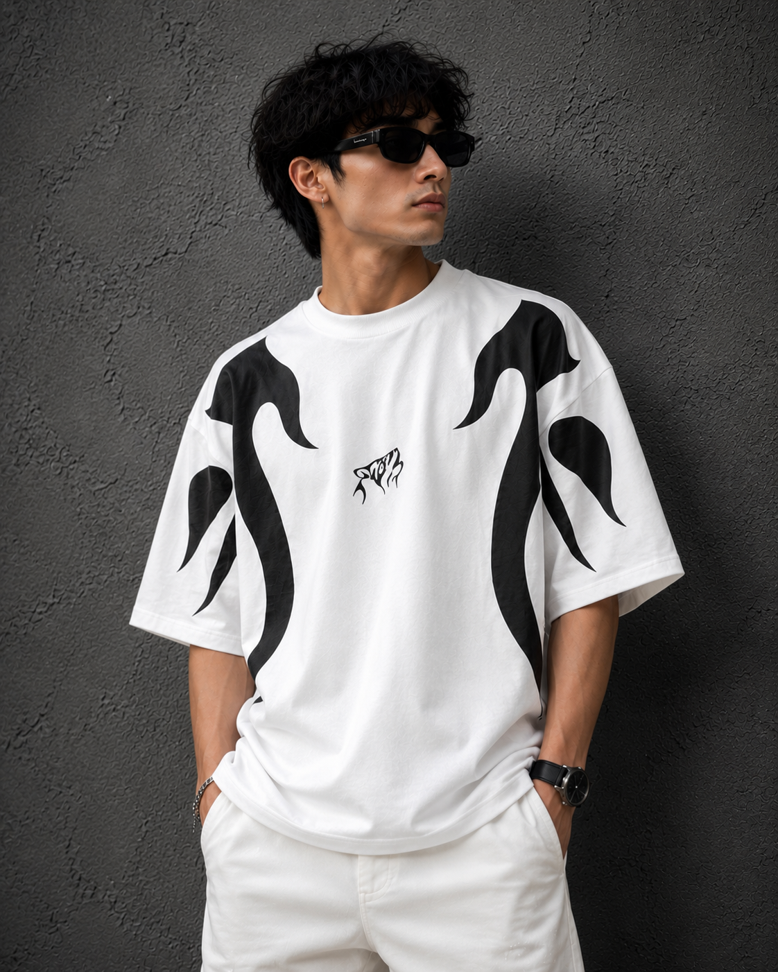 Phantom Drift | Oversized Drop Shoulder T-Shirt | Dripen Wears