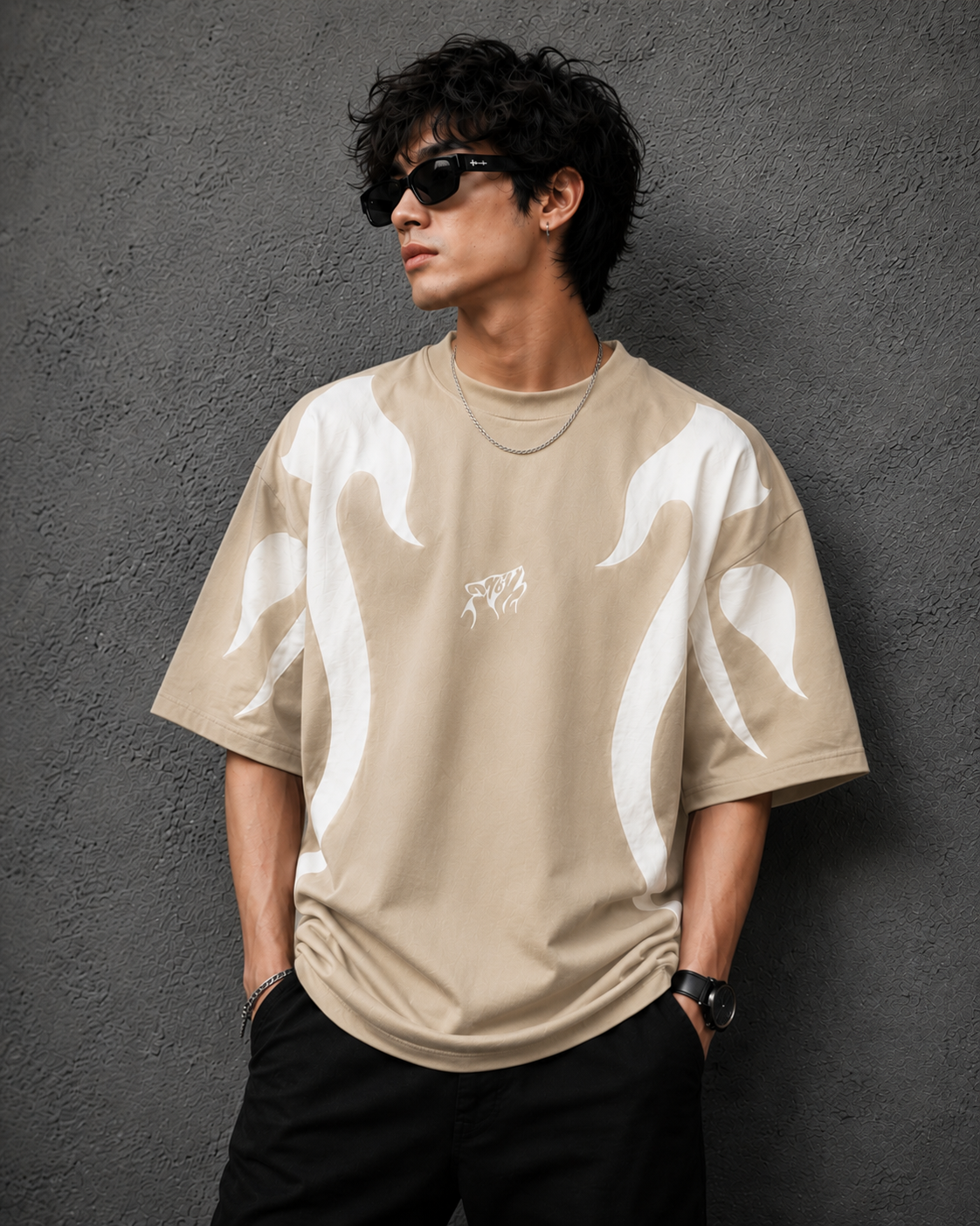 Phantom Drift | Oversized Drop Shoulder T-Shirt | Dripen Wears