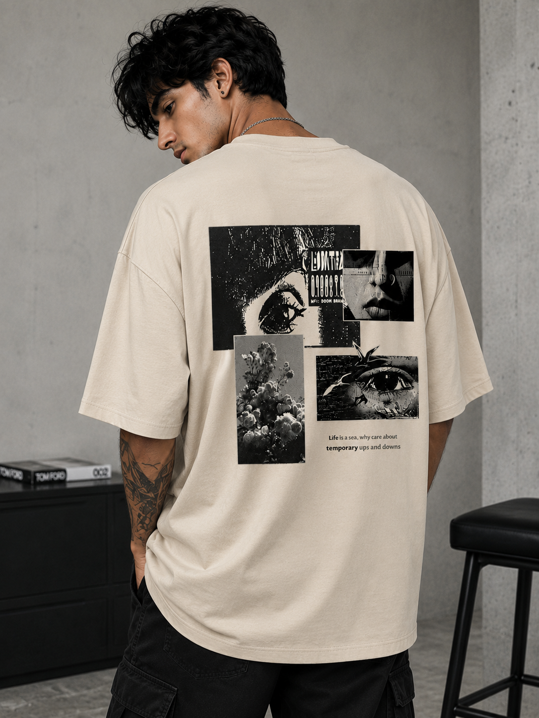Beyond the Eyes | Oversized Drop Shoulder T-Shirt | Dripen Wears