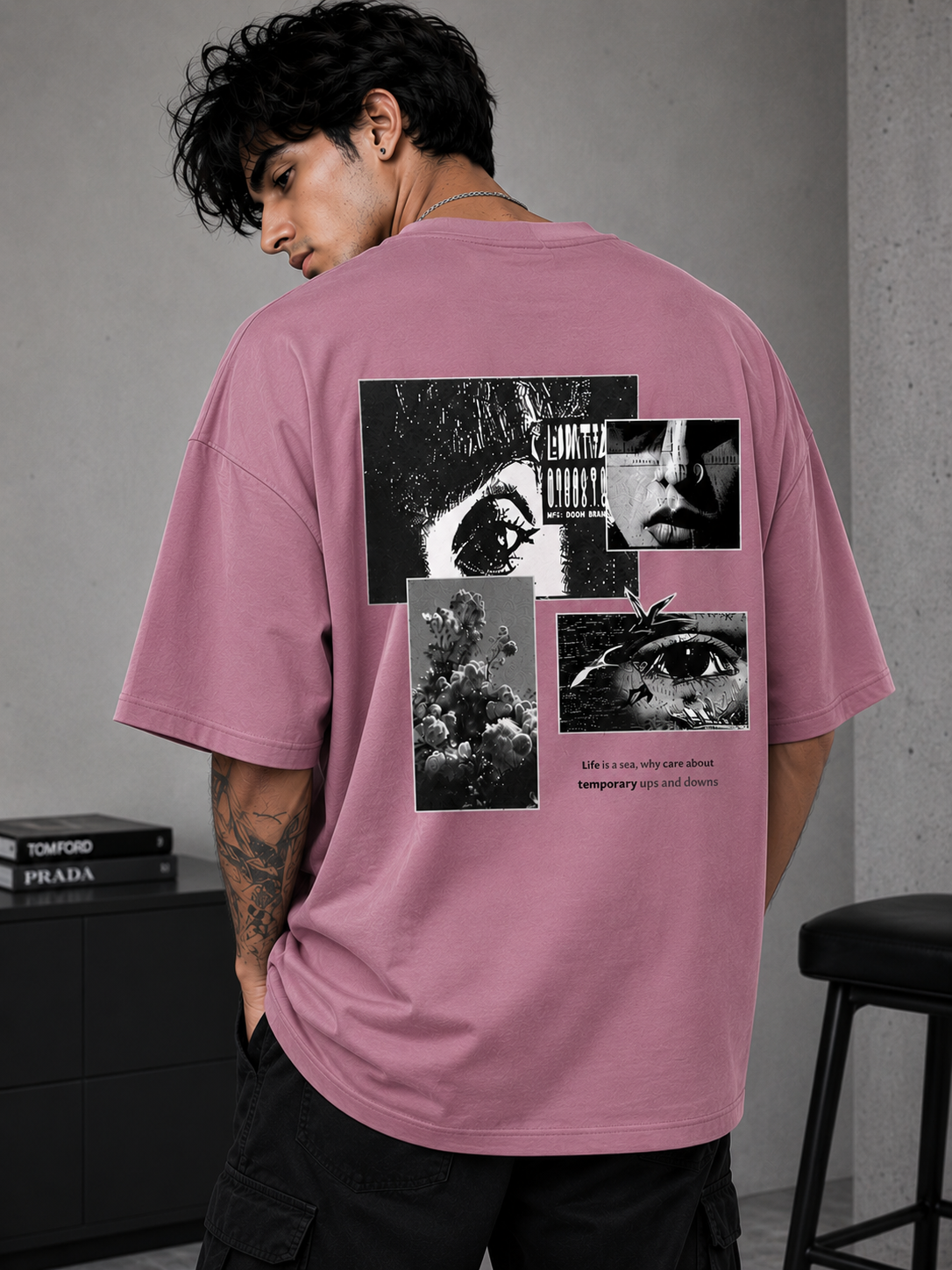 Beyond the Eyes | Oversized Drop Shoulder T-Shirt | Dripen Wears