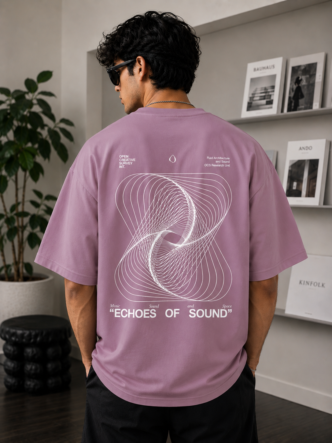 Echos Of Sound | Oversized Drop Shoulder T-Shirt | Dripen Wears