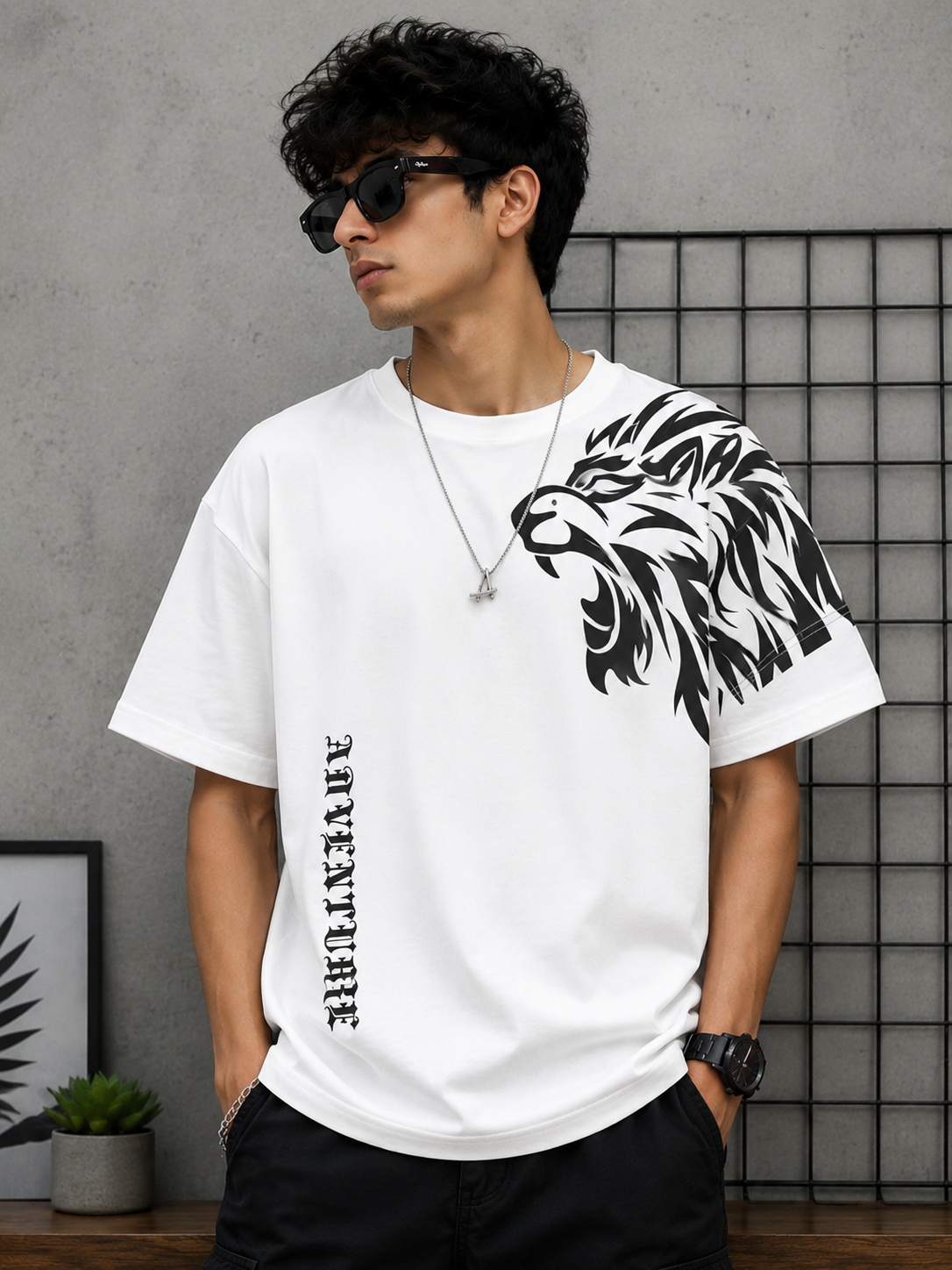 Savage Roar | Oversized Drop Shoulder T-Shirt | Dripen Wears