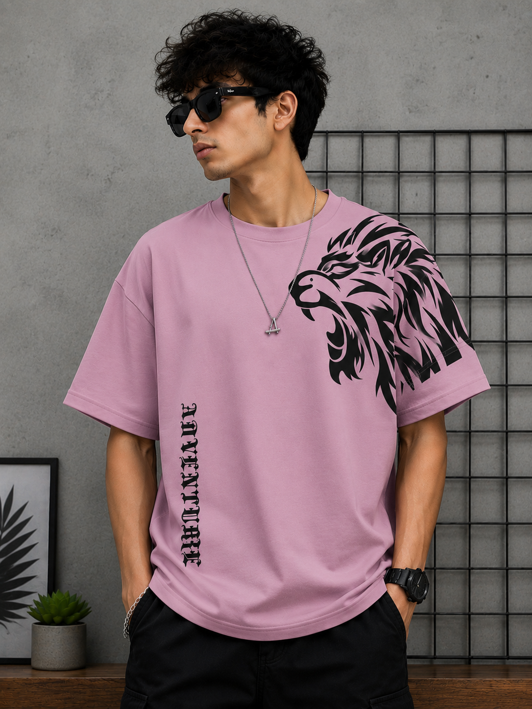 Savage Roar | Oversized Drop Shoulder T-Shirt | Dripen Wears