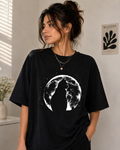 Moonlit Whisper | Oversized Drop Shoulder T-Shirt | Dripen Wears