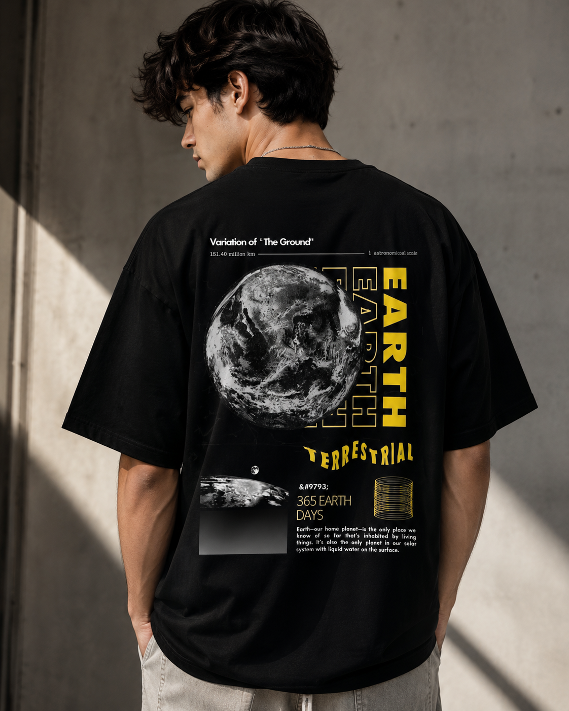 Planet X | Oversized Drop Shoulder T-Shirt | Dripen Wears