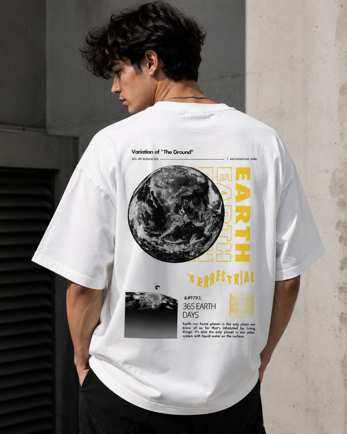 Planet X | Oversized Drop Shoulder T-Shirt | Dripen Wears