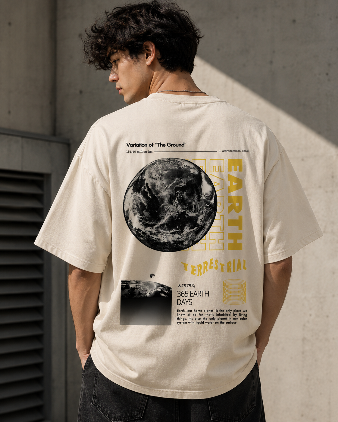 Planet X | Oversized Drop Shoulder T-Shirt | Dripen Wears