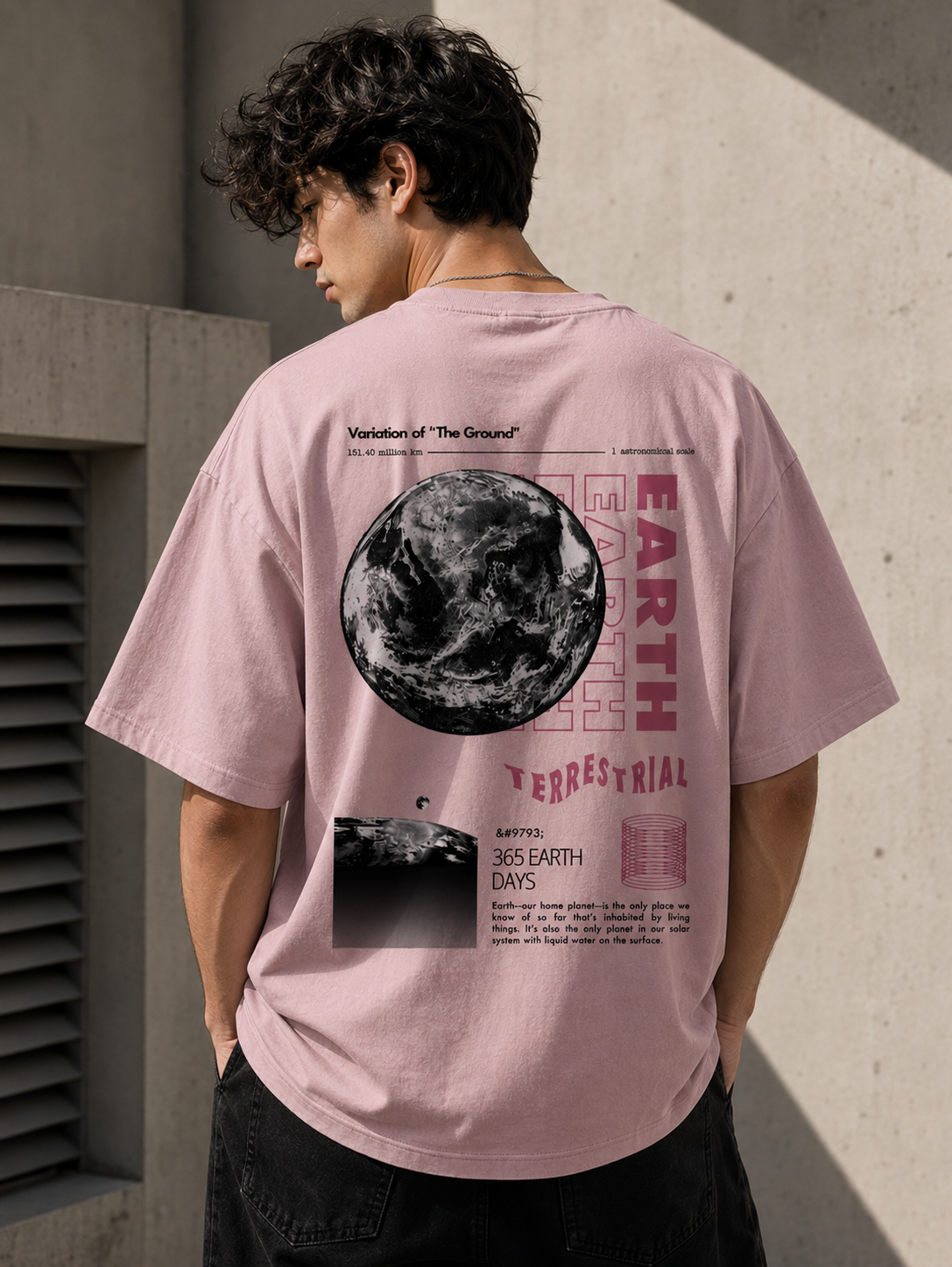 Planet X | Oversized Drop Shoulder T-Shirt | Dripen Wears