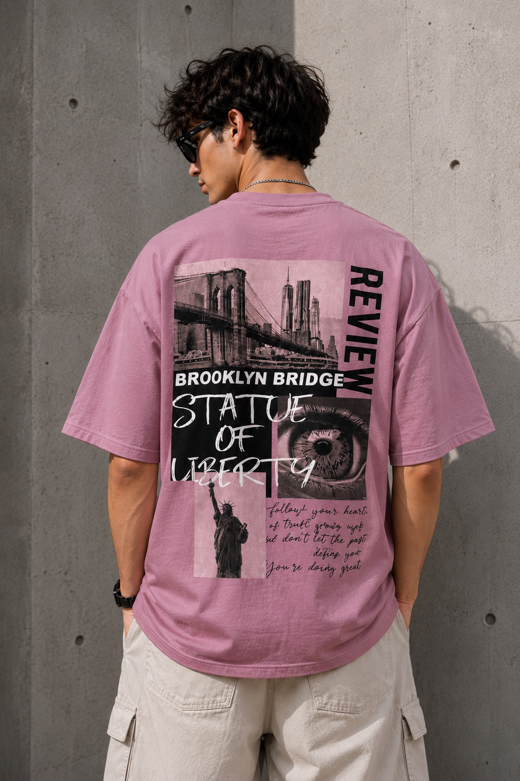 Liberty Vision | Oversized Drop Shoulder T-Shirt | Dripen Wears