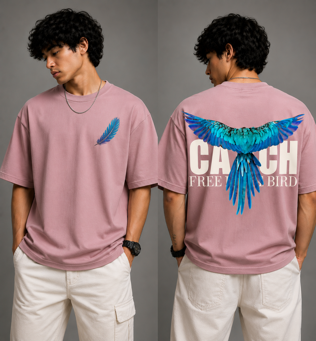 Skybound | Oversized Drop Shoulder T-Shirt | Dripen Wears
