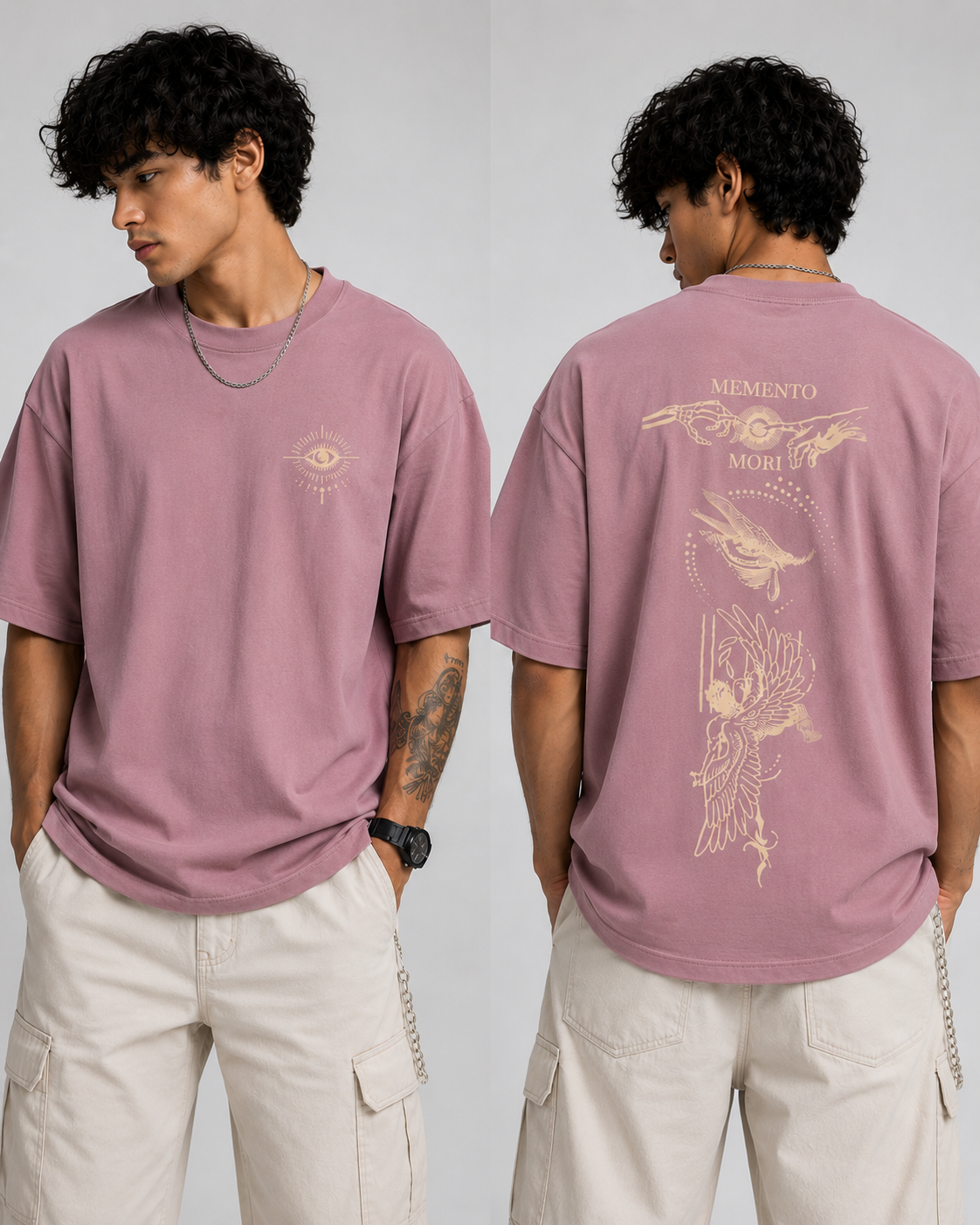 Memento | Oversized Drop Shoulder T-Shirt | Dripen Wears