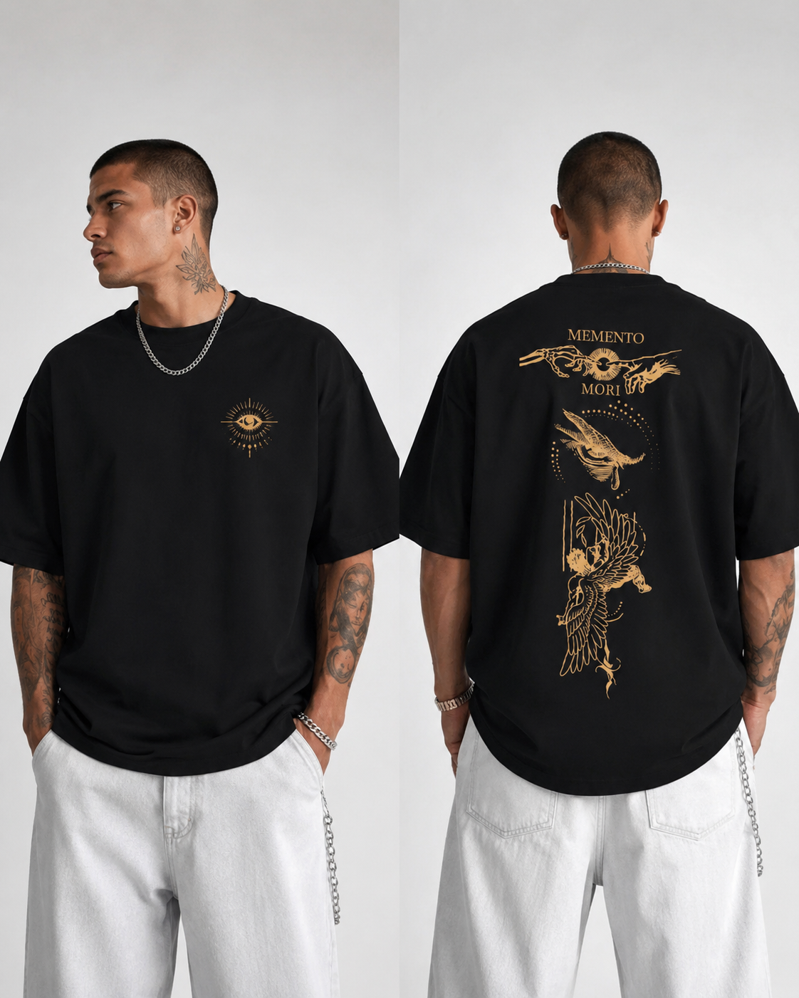 Memento | Oversized Drop Shoulder T-Shirt | Dripen Wears