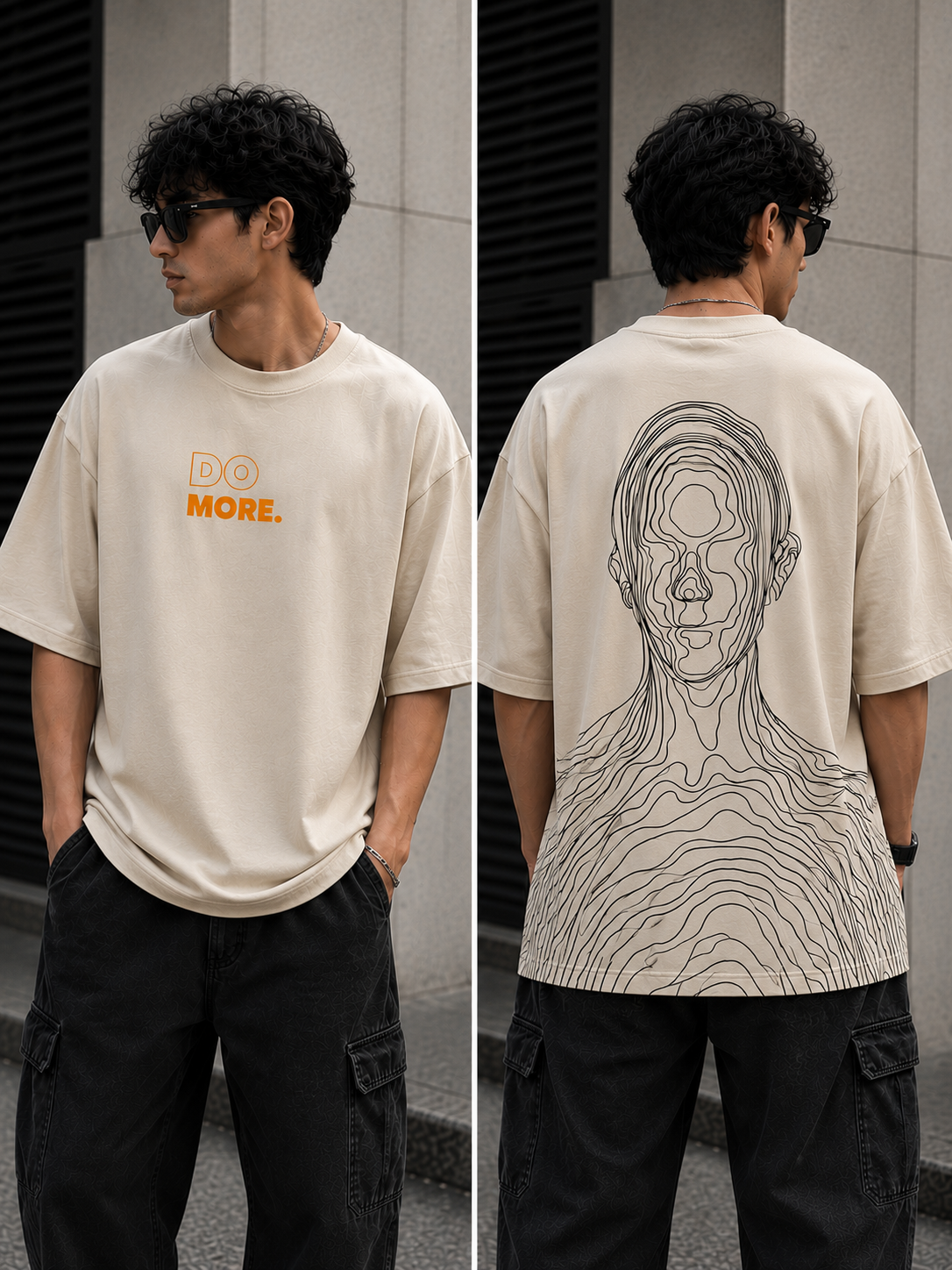 Contour Soul | Oversized Drop Shoulder T-Shirt | Dripen Wears