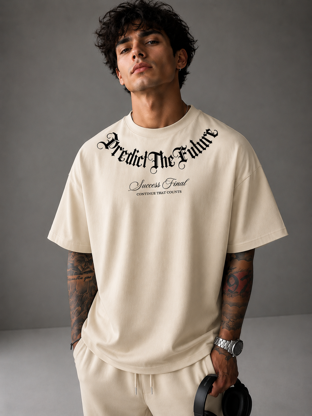 Predict The Future | Oversized Drop Shoulder T-Shirt | Dripen Wears
