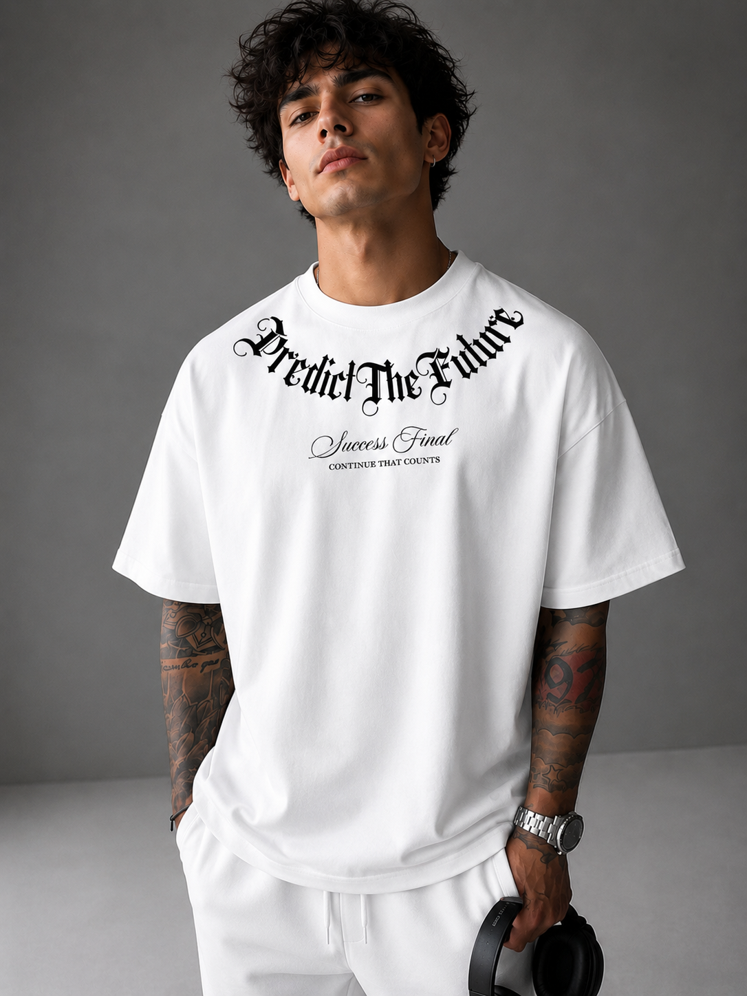Predict The Future | Oversized Drop Shoulder T-Shirt | Dripen Wears
