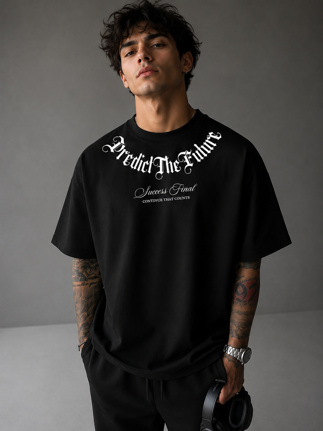 Predict The Future | Oversized Drop Shoulder T-Shirt | Dripen Wears