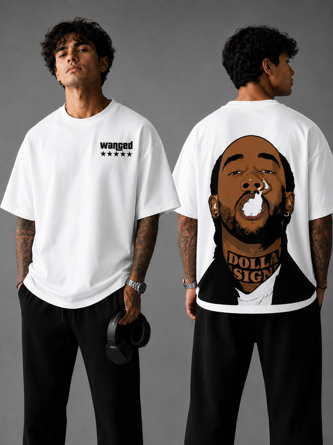 Wanted | Oversized Drop Shoulder T-Shirt | Dripen Wears