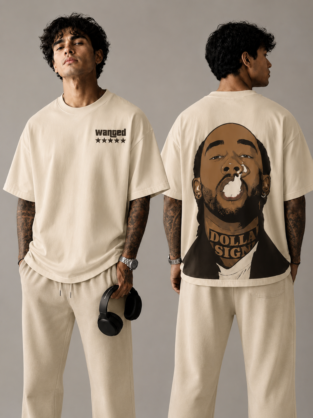 Wanted | Oversized Drop Shoulder T-Shirt | Dripen Wears