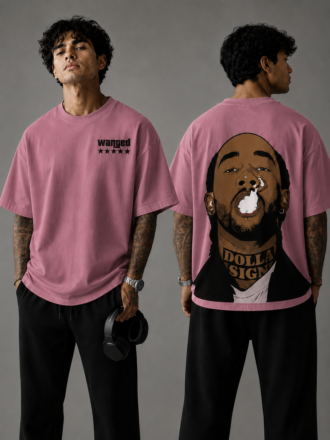 Wanted | Oversized Drop Shoulder T-Shirt | Dripen Wears