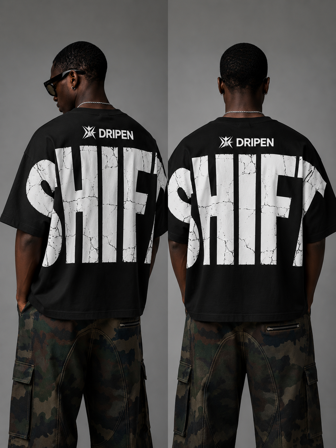 SHIFT | Oversized Drop Shoulder T-Shirt | Dripen Wears