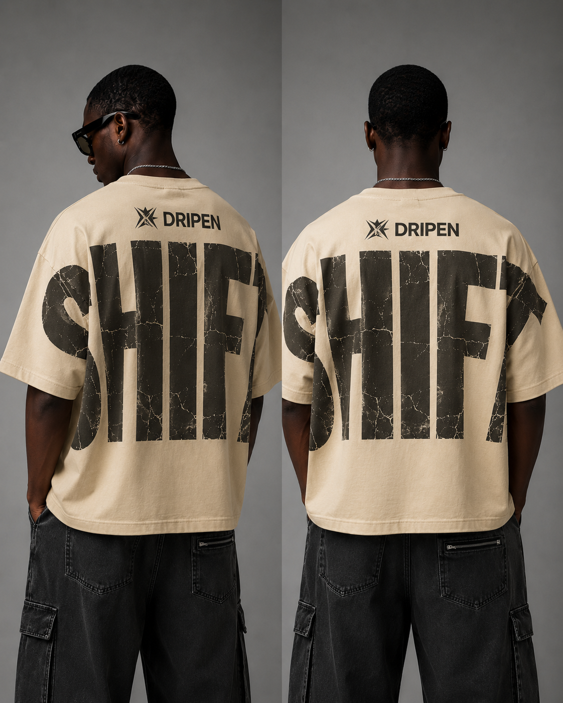 SHIFT | Oversized Drop Shoulder T-Shirt | Dripen Wears