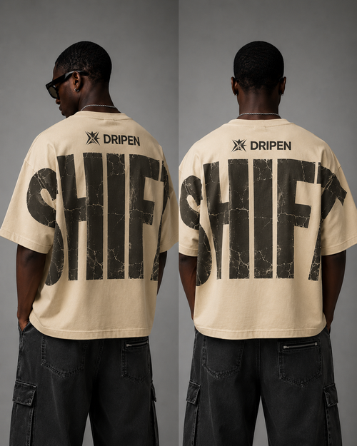 SHIFT | Oversized Drop Shoulder T-Shirt | Dripen Wears