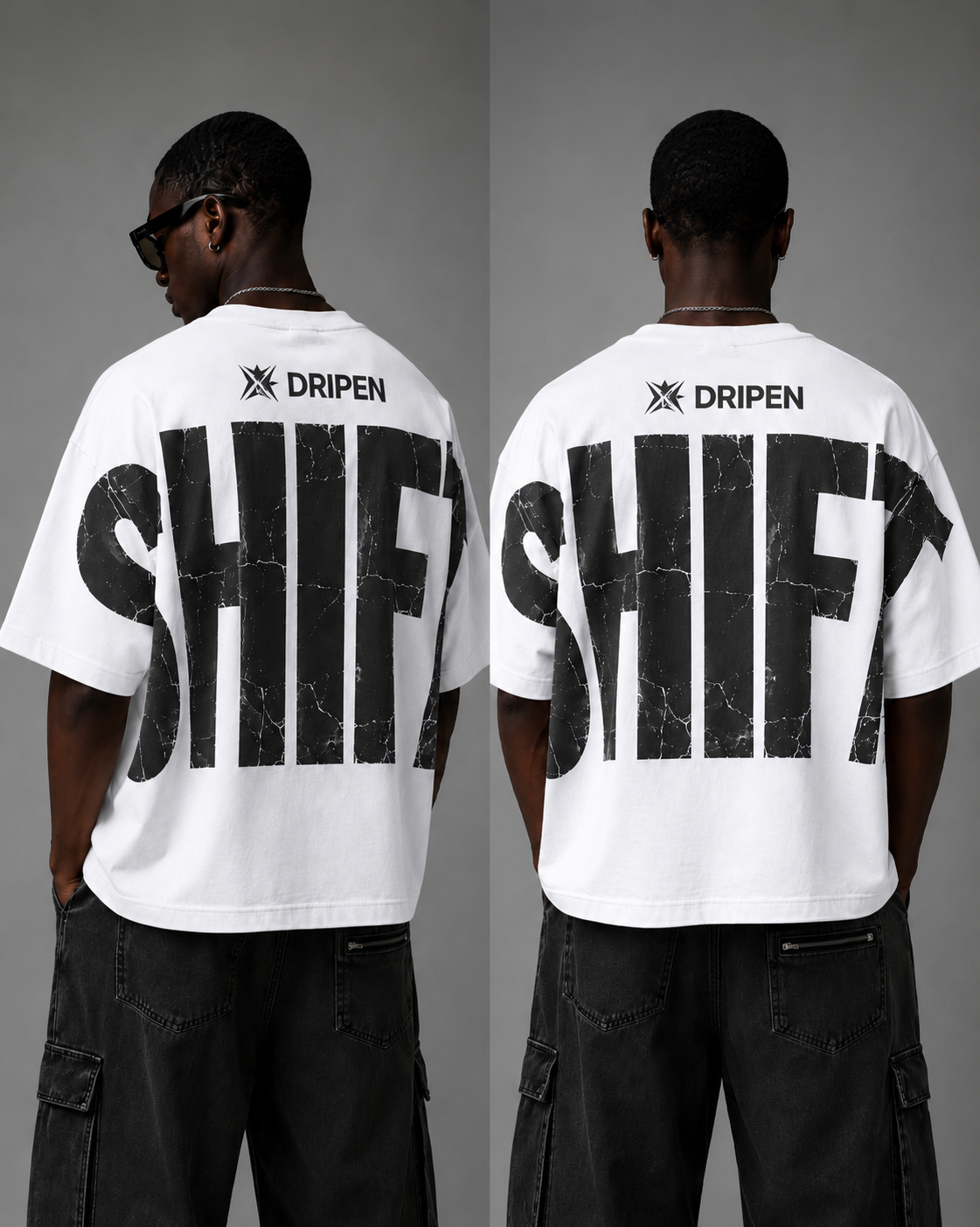 SHIFT | Oversized Drop Shoulder T-Shirt | Dripen Wears