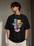 Cubist Soul | Oversized Drop Shoulder T-Shirt | Dripen Wears
