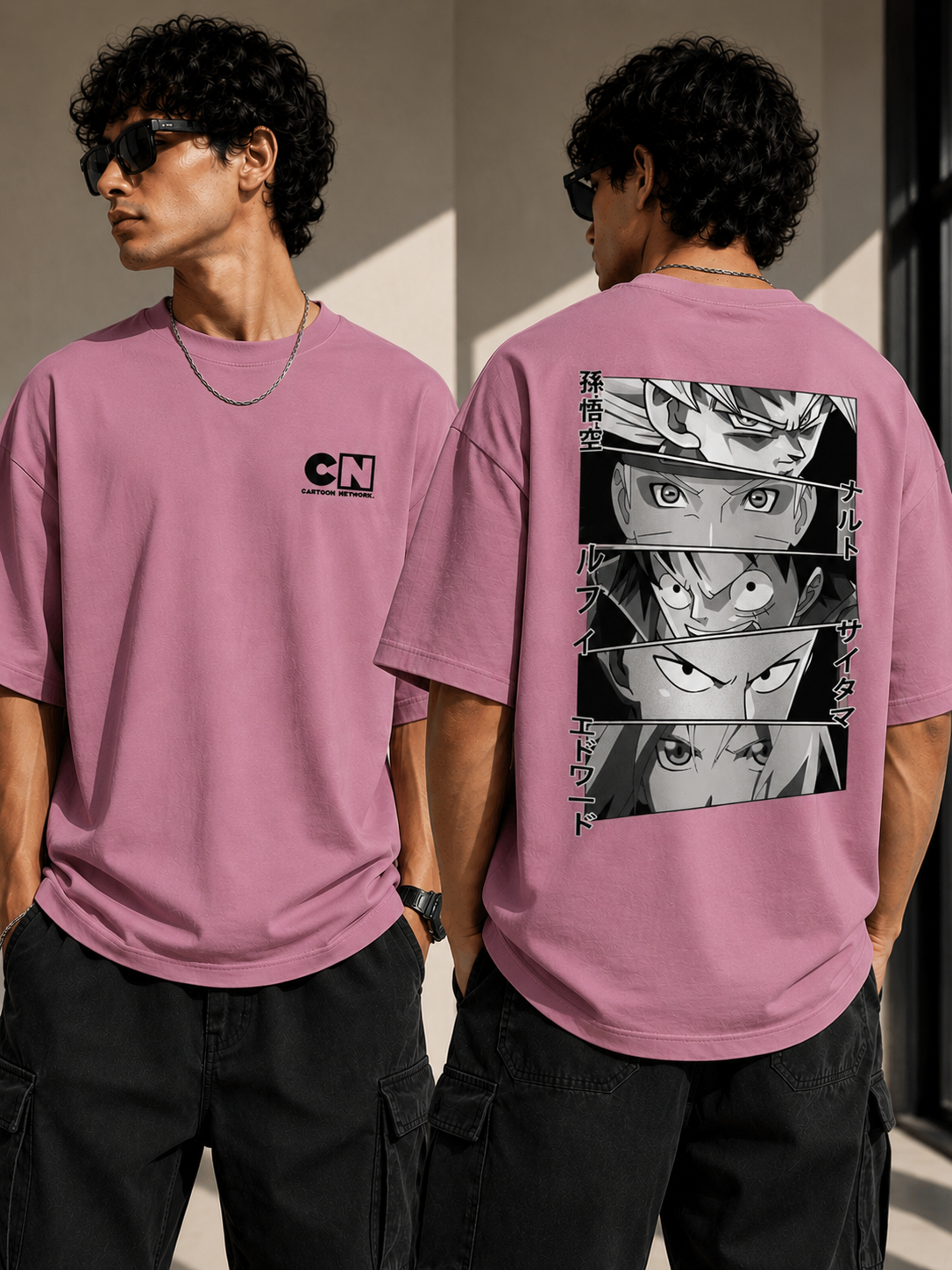 Manga Legends | Oversized Drop Shoulder T-Shirt | Dripen Wears