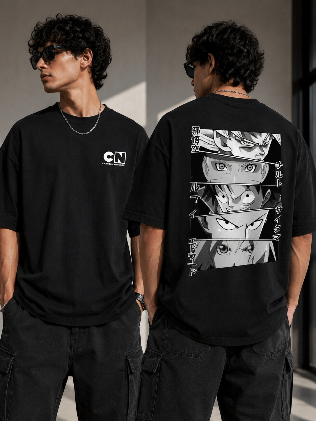 Manga Legends | Oversized Drop Shoulder T-Shirt | Dripen Wears