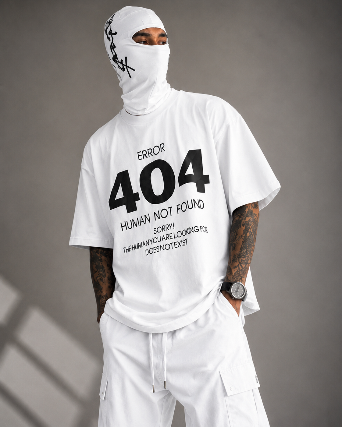 ERROR 404 | Oversized Drop Shoulder T-Shirt | Dripen Wears