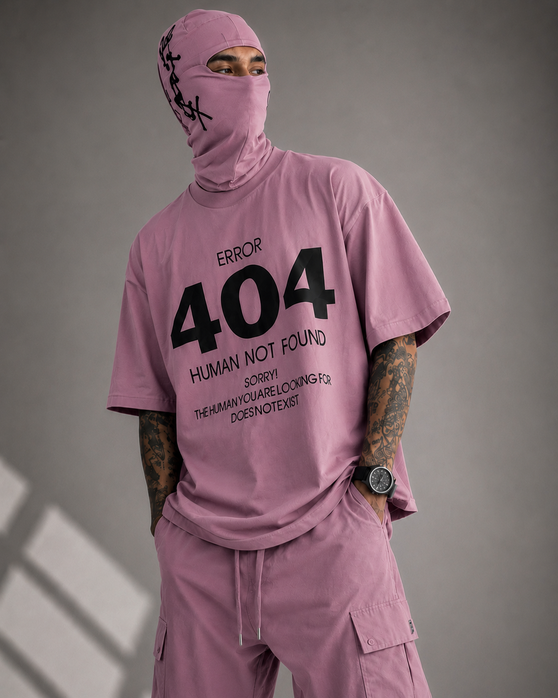 ERROR 404 | Oversized Drop Shoulder T-Shirt | Dripen Wears