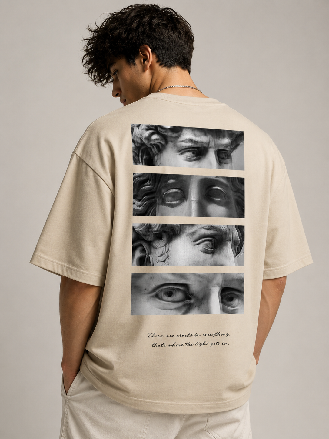 Fractured Vision | Oversized Drop Shoulder T-Shirt | Dripen Wears